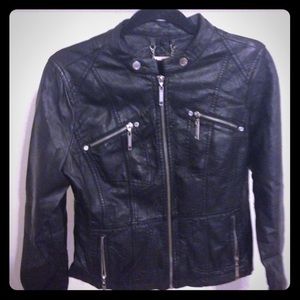 Faux Leather Jacket